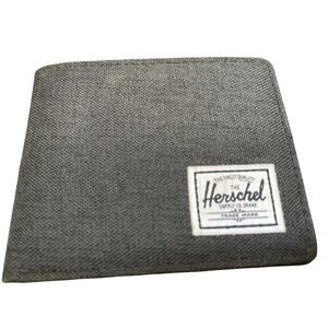 HERSCHEL Bi fold Roy Wallet in Raven  Crosshatch